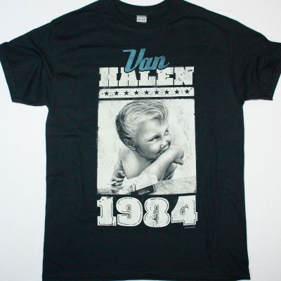 VAN HALEN 1984 NEW BLACK T SHIRT